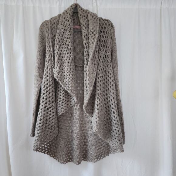Anthropologie Elsamanda Cardigan Sweater Shawl Collar Mohair Blend Women’s S New - Picture 2 of 10